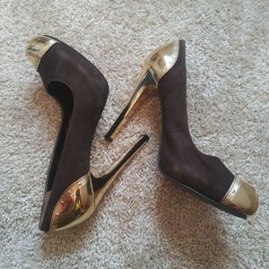 Baby Phat - Gold & Brown Heels Size 7